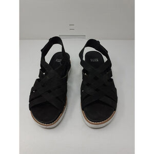 Eileen Fisher Black Fisherman Strappy Lattice Sport Sandals Size 8 Shoes
